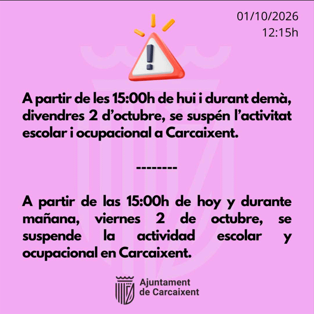 Classes cancel·lades